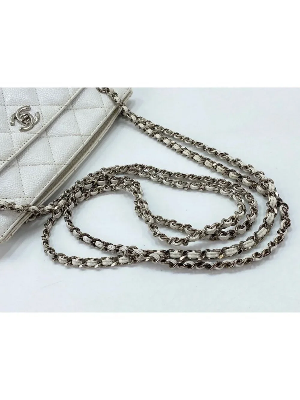 Chanel Shoulder Bag Caviar Leather Quilted